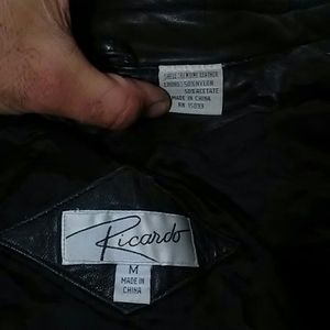 Womens Ricardo 100% genuine leather jacket